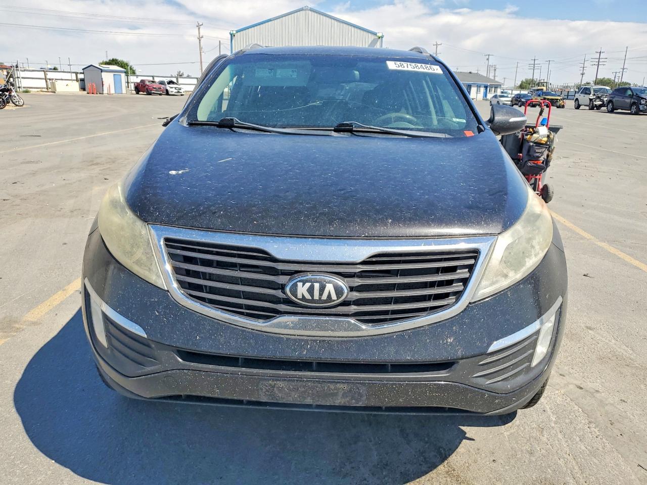 2011 Kia Sportage Черный vin: KNDPCCA22D7370855