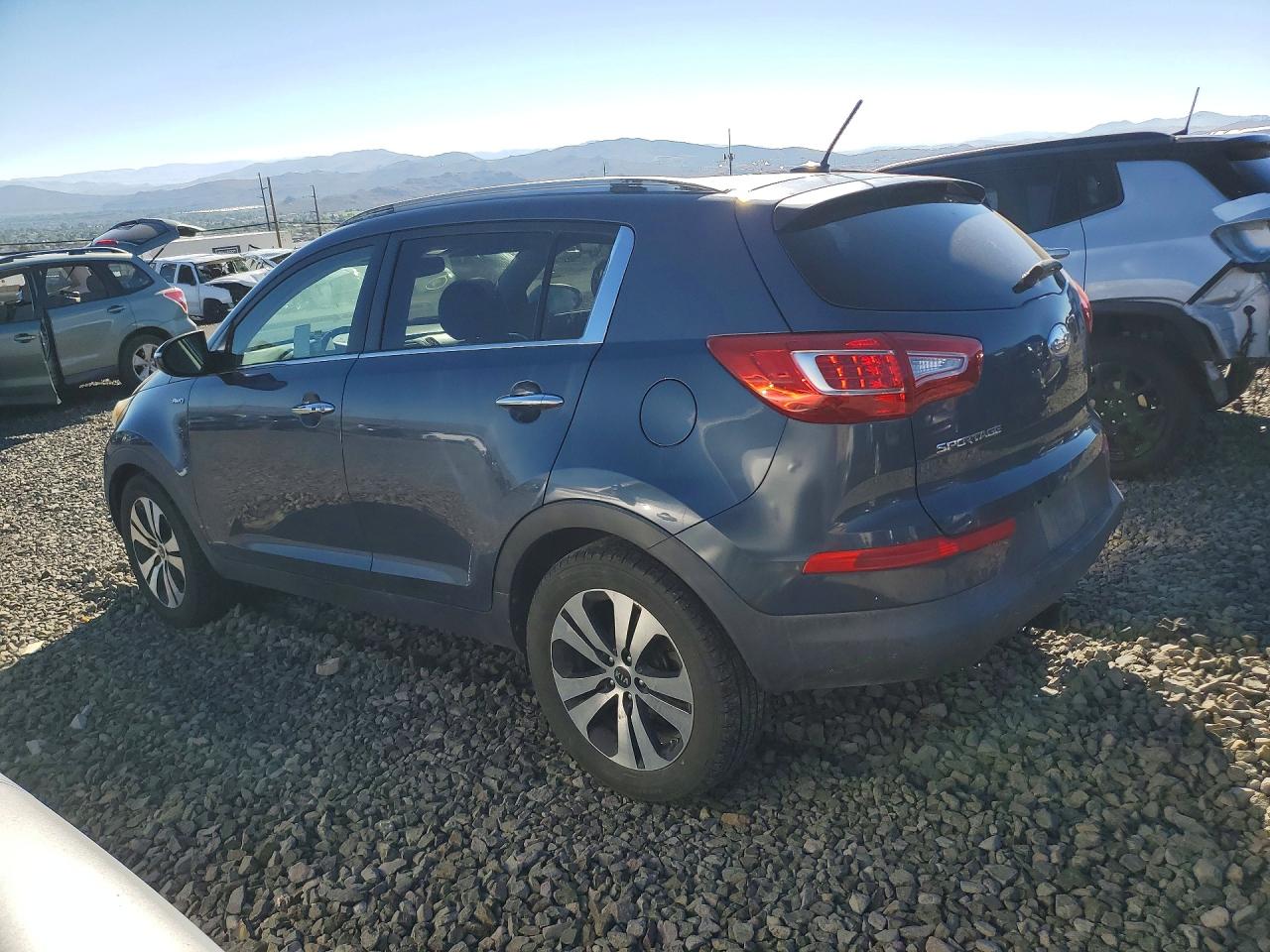 2013 Kia Sportage Ex Blue vin: KNDPCCA22D7520642