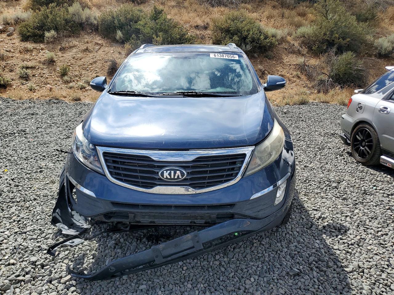 2013 Kia Sportage Ex Blue vin: KNDPCCA22D7520642