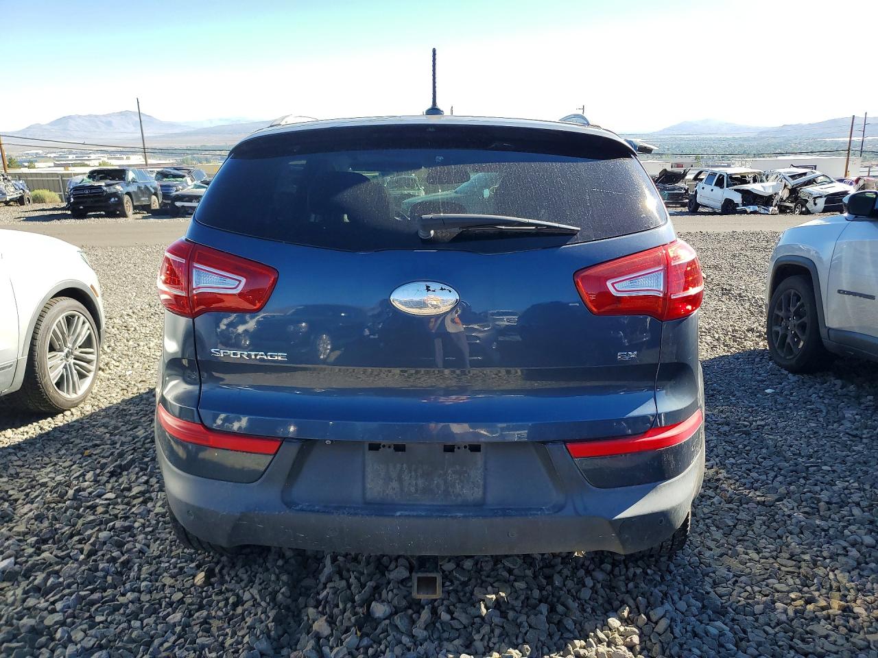 2013 Kia Sportage Ex Blue vin: KNDPCCA22D7520642