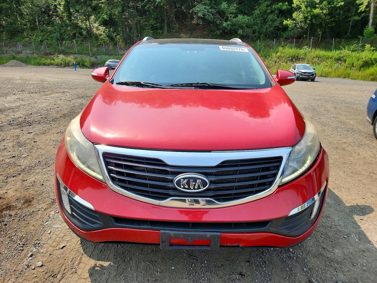 2012 Kia Sportage Ex Red vin: KNDPCCA23C7203418