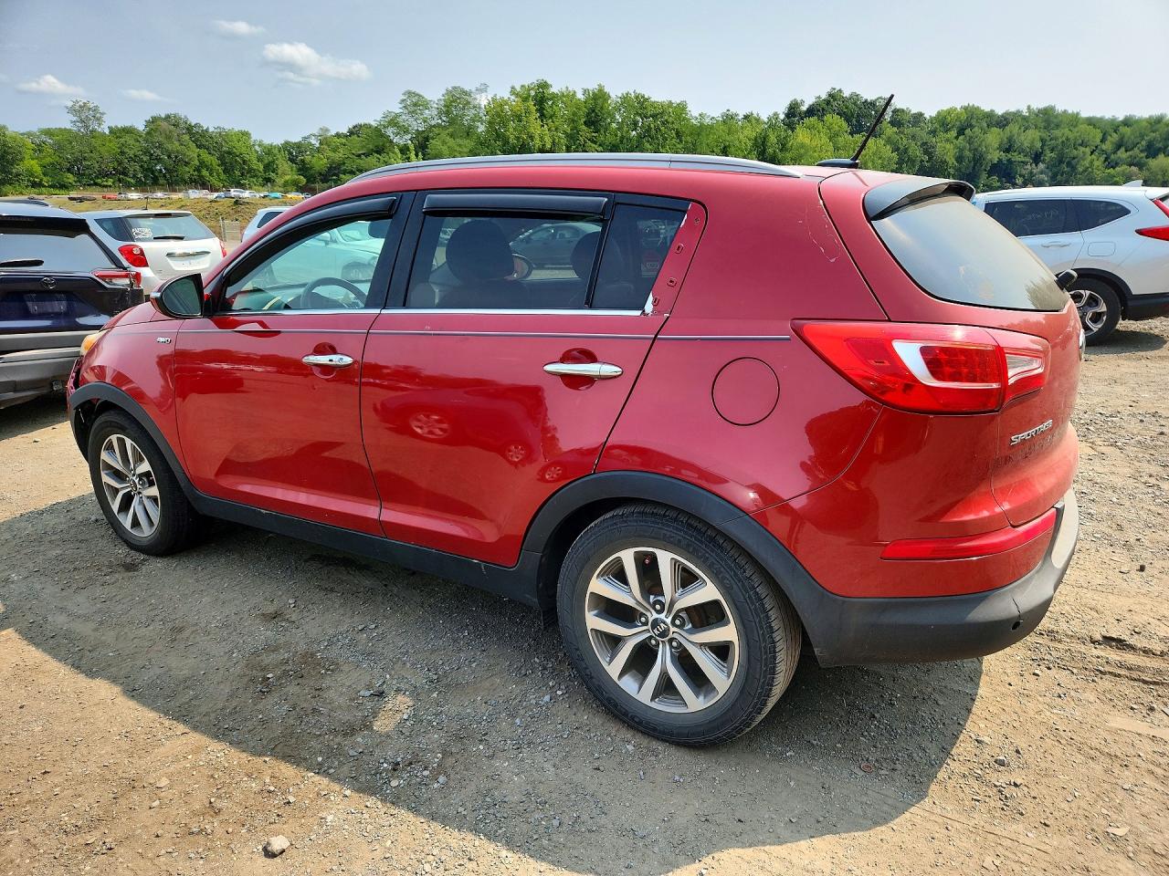 2012 Kia Sportage Ex Red vin: KNDPCCA23C7203418