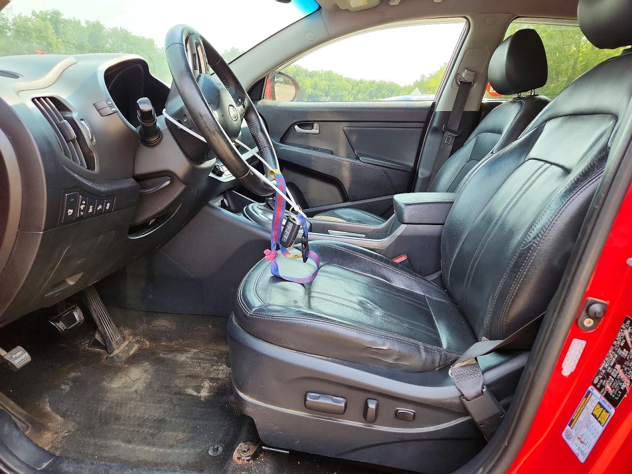 2012 Kia Sportage Ex Red vin: KNDPCCA23C7203418