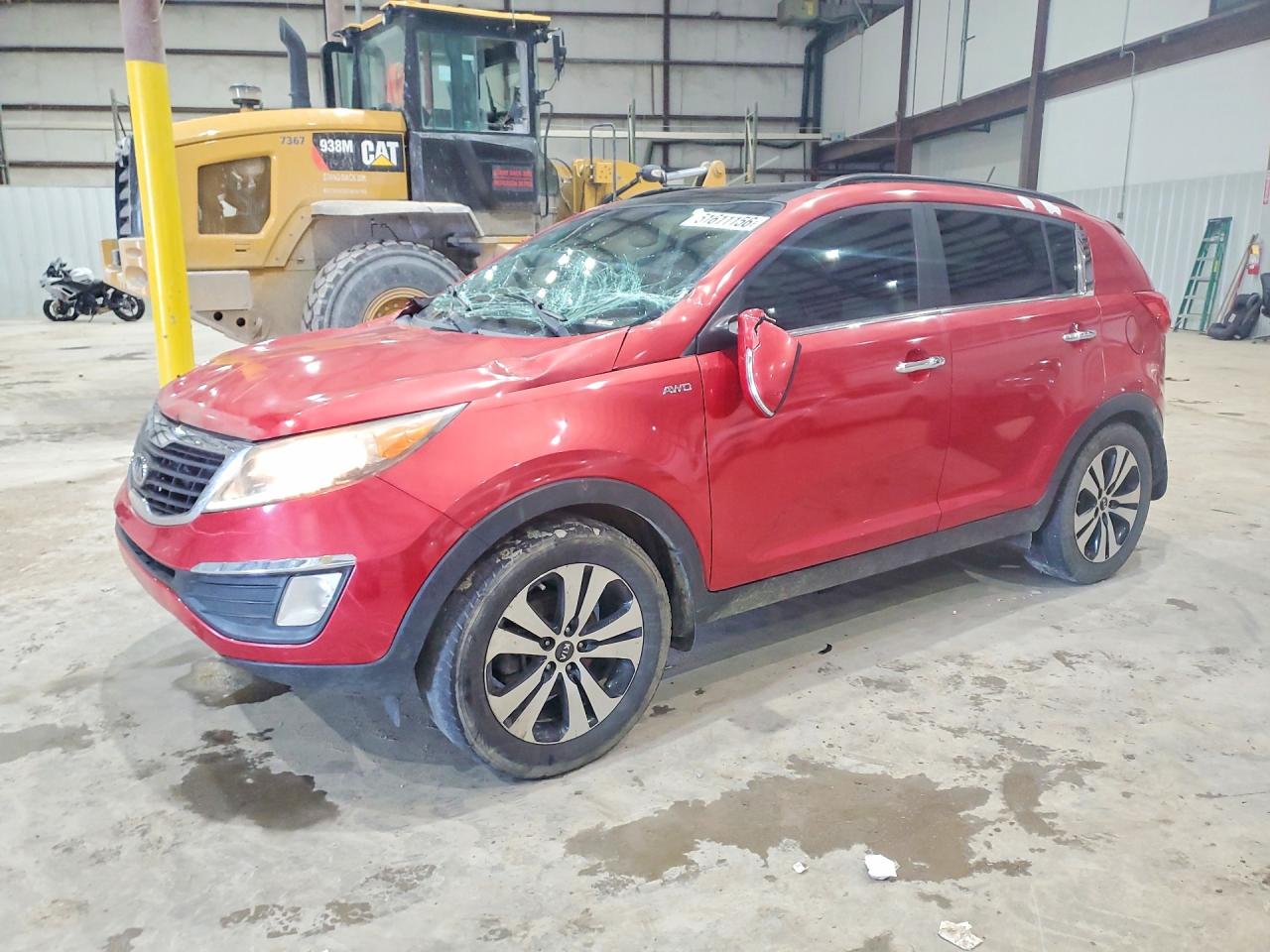 2012 Kia Sportage Ex Красный vin: KNDPCCA23C7218727