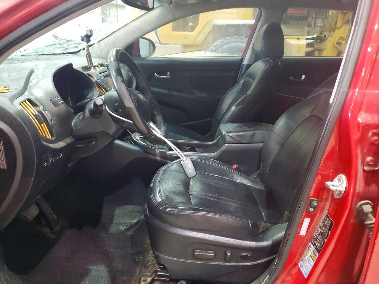 2012 Kia Sportage Ex Красный vin: KNDPCCA23C7218727