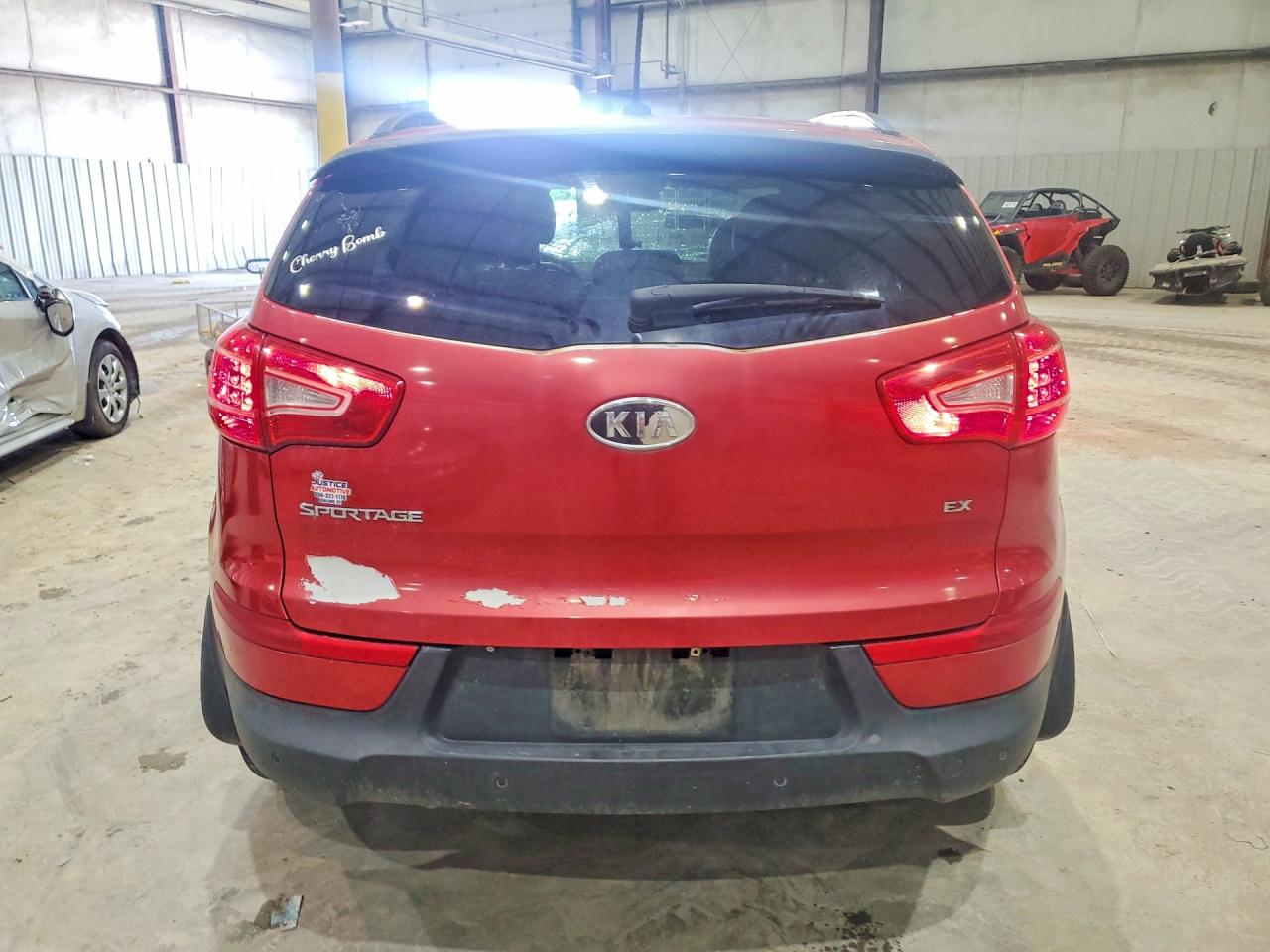 2012 Kia Sportage Ex Красный vin: KNDPCCA23C7218727