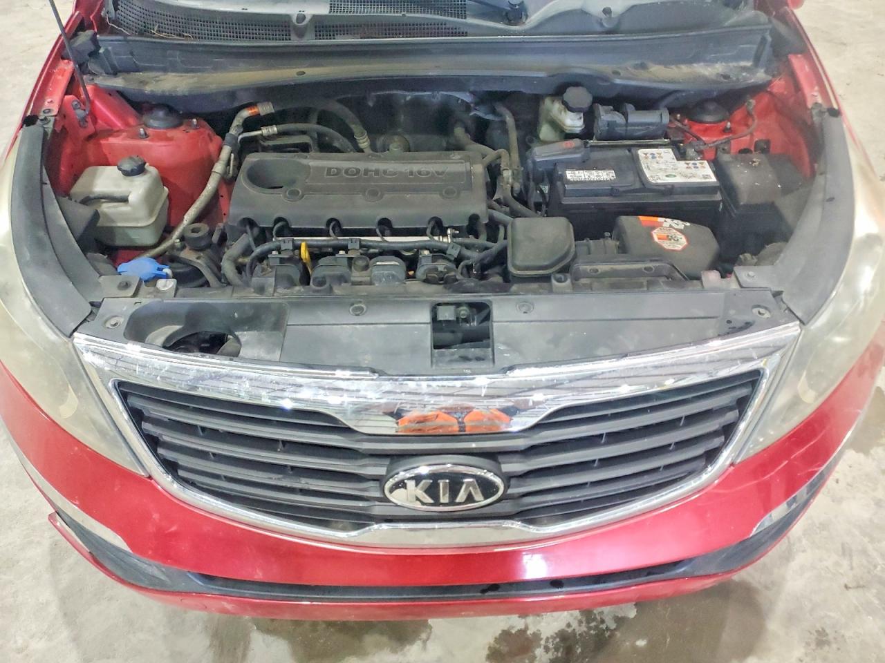 2012 Kia Sportage Ex Красный vin: KNDPCCA23C7218727