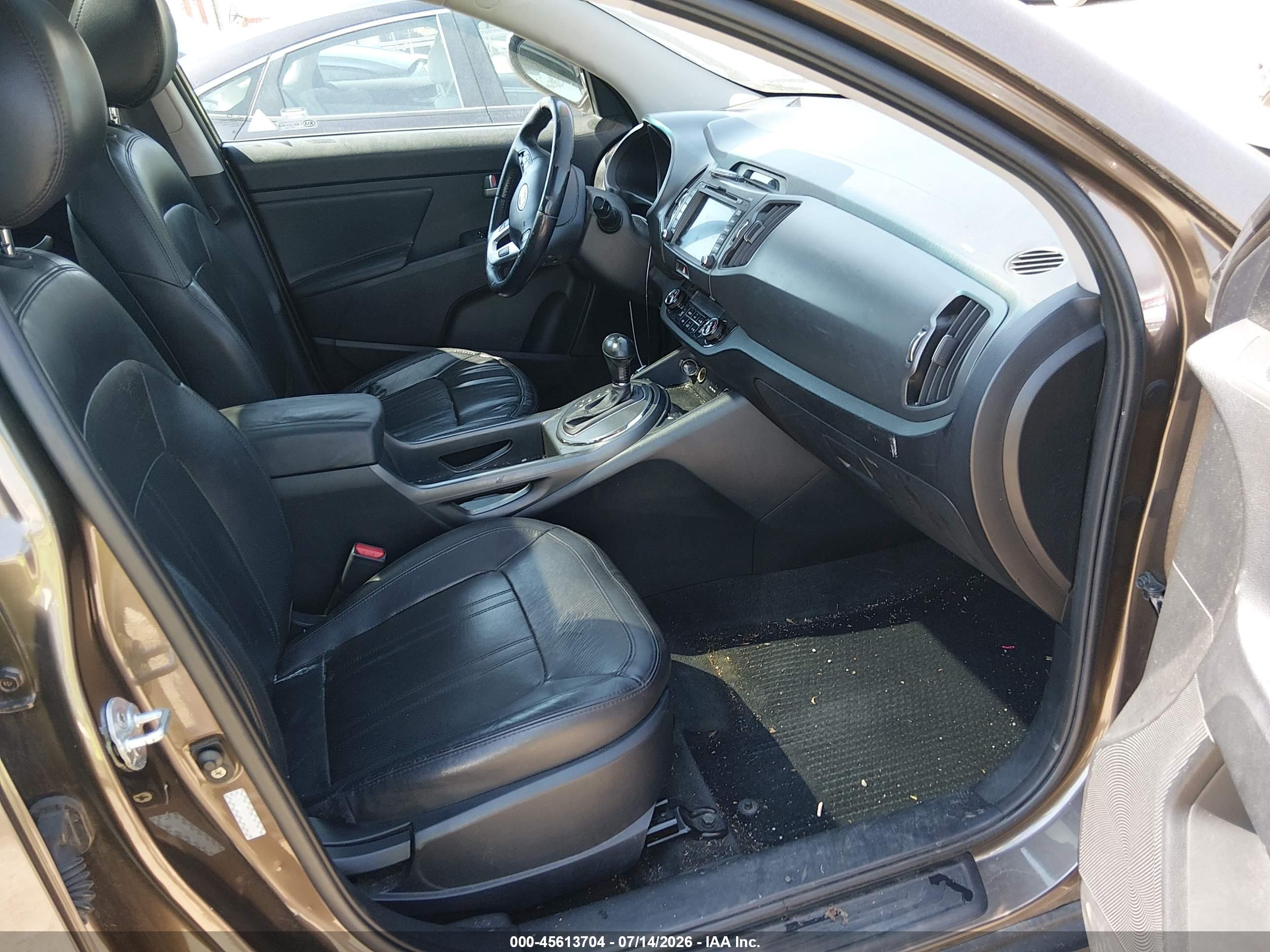 2012 Kia Sportage Ex Brown vin: KNDPCCA23C7227475