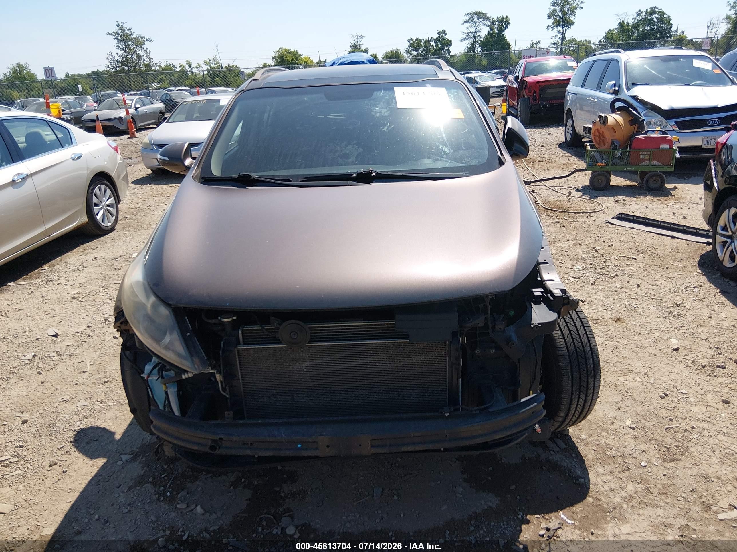 2012 Kia Sportage Ex Brown vin: KNDPCCA23C7227475
