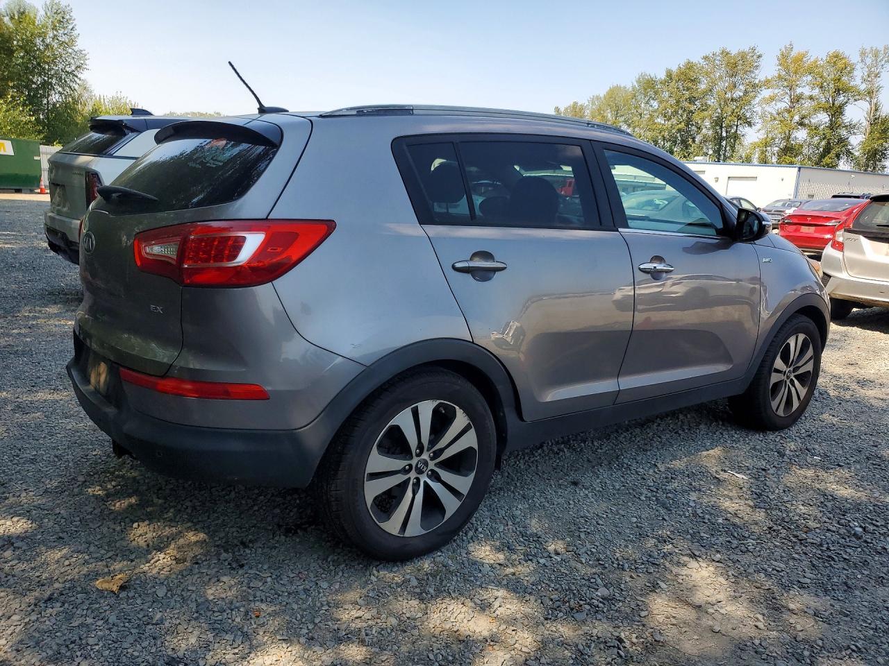 2012 Kia Sportage Ex Silver vin: KNDPCCA23C7278023