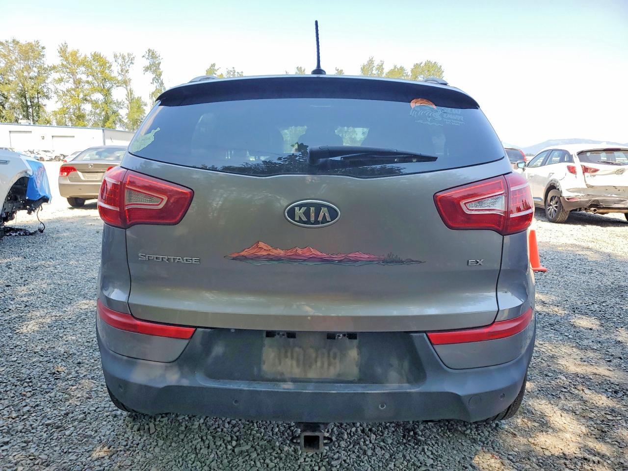 2012 Kia Sportage Ex Silver vin: KNDPCCA23C7278023