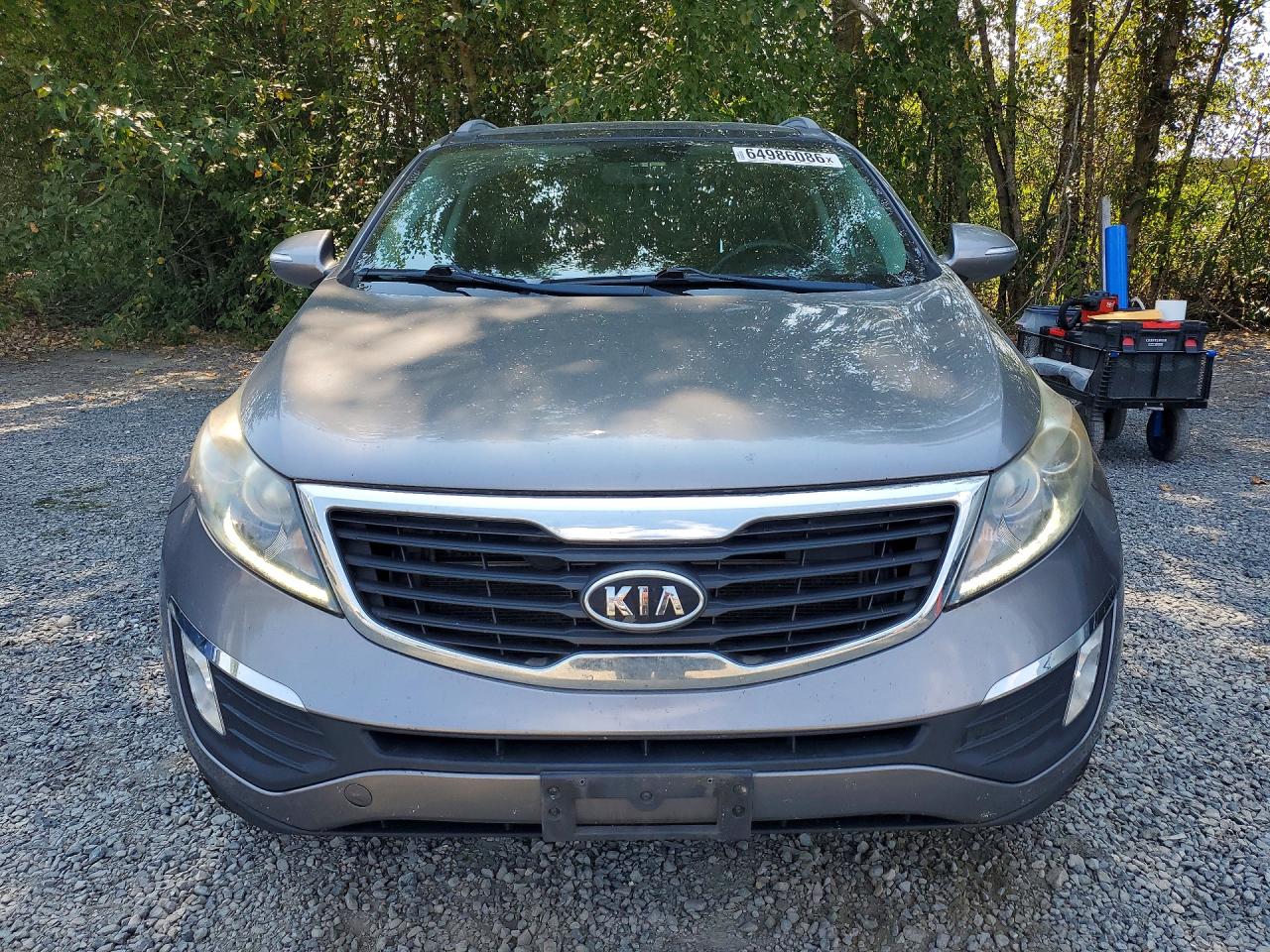 2012 Kia Sportage Ex Silver vin: KNDPCCA23C7278023