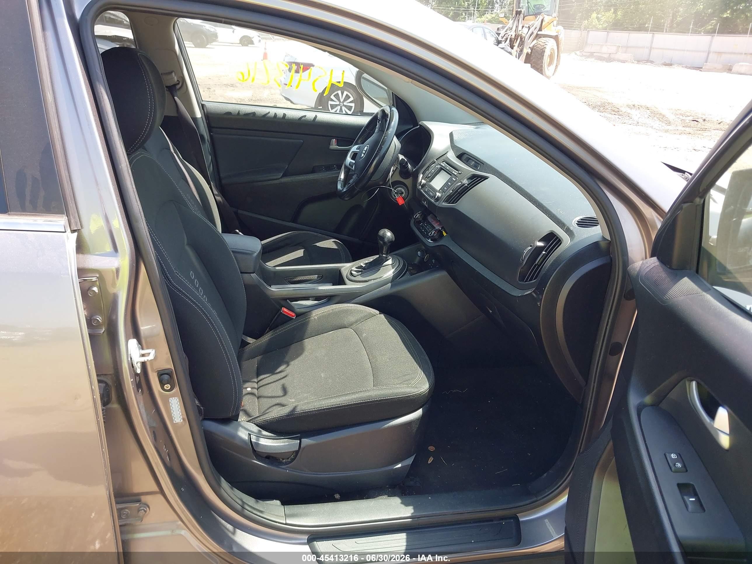 2013 Kia Sportage Ex Gray vin: KNDPCCA23D7463349