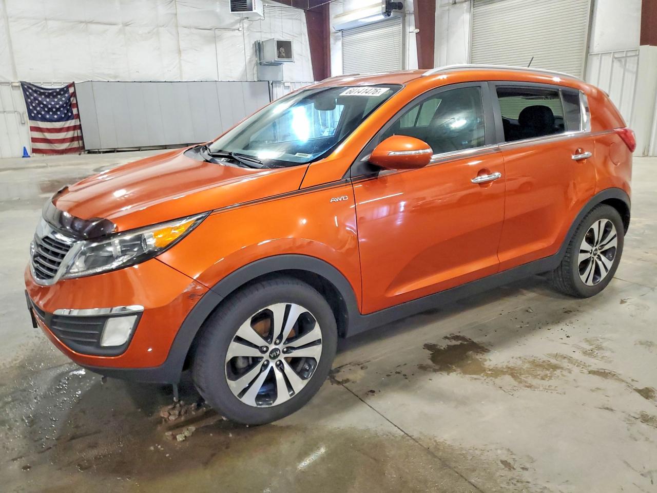 2011 Kia Sportage Ex Оранжевый vin: KNDPCCA24B7075558