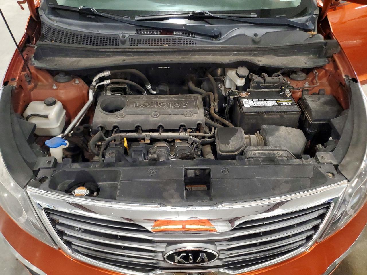 2011 Kia Sportage Ex Orange vin: KNDPCCA24B7075558