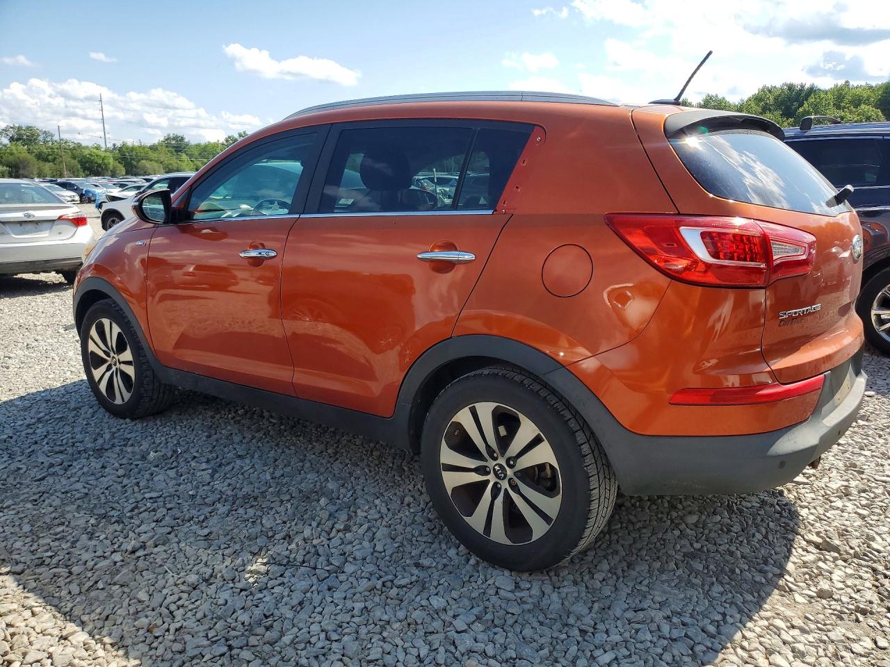 2013 Kia Sportage Ex Orange vin: KNDPCCA24D7363356