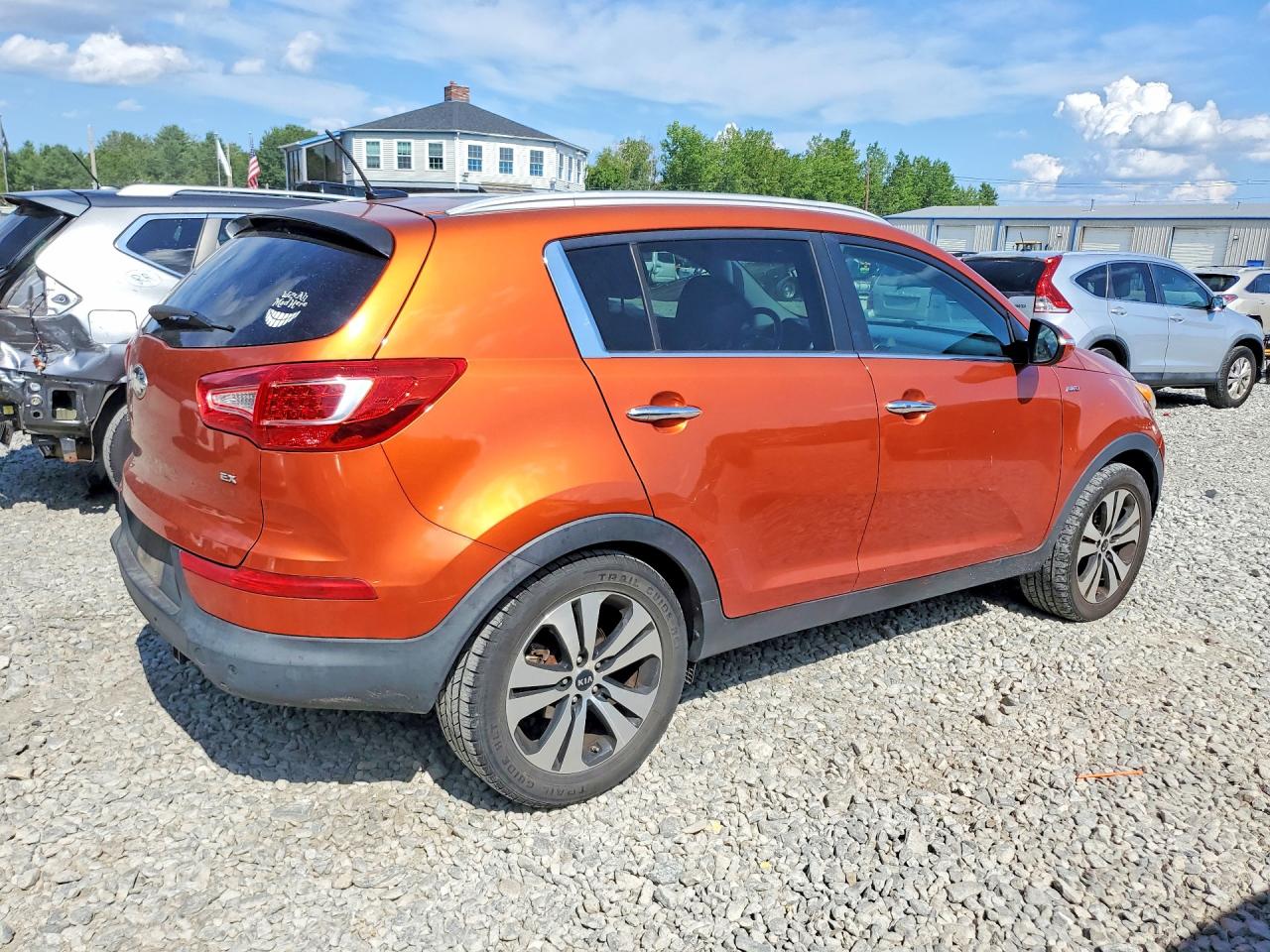 2013 Kia Sportage Ex Orange vin: KNDPCCA24D7363356