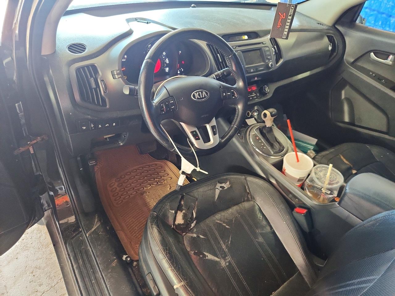 2013 Kia Sportage Ex Black vin: KNDPCCA24D7411230