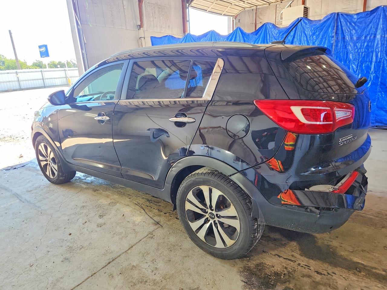 2013 Kia Sportage Ex Black vin: KNDPCCA24D7411230
