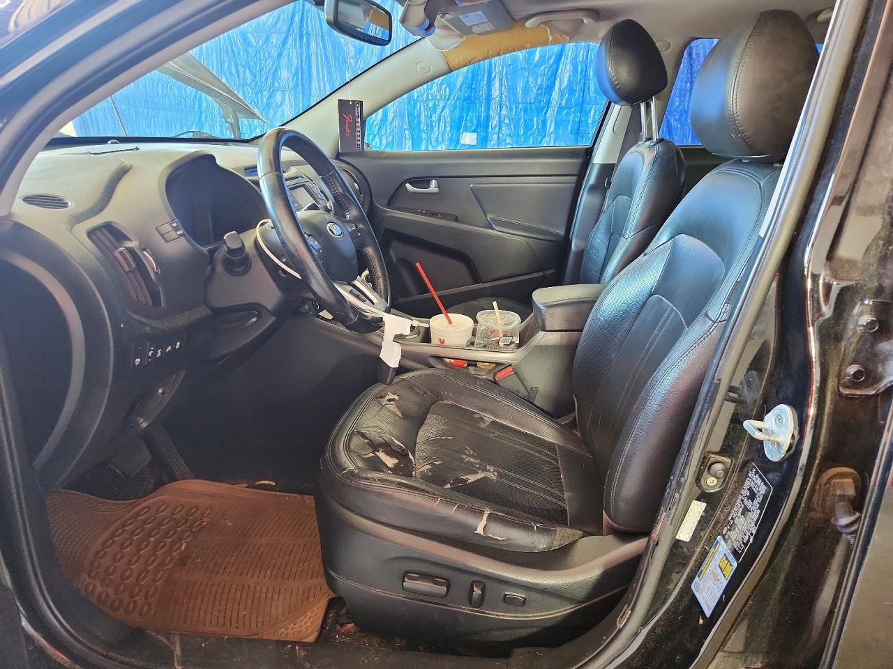 2013 Kia Sportage Ex Black vin: KNDPCCA24D7411230