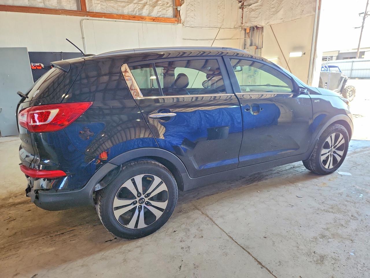 2013 Kia Sportage Ex Black vin: KNDPCCA24D7411230