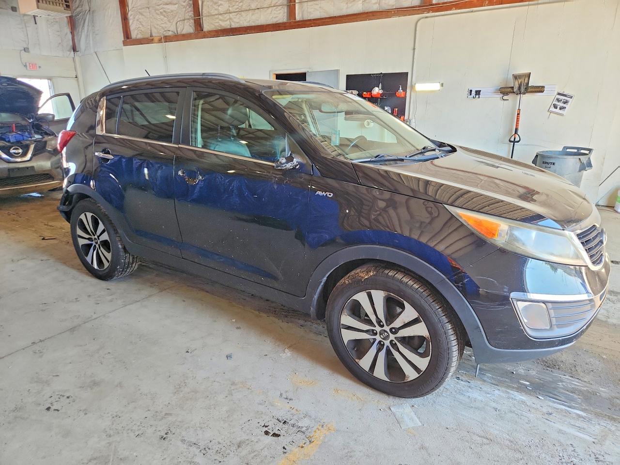 2013 Kia Sportage Ex Black vin: KNDPCCA24D7411230