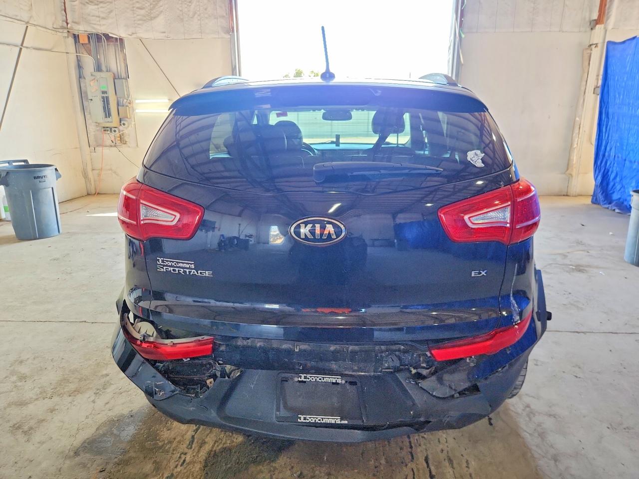 2013 Kia Sportage Ex Black vin: KNDPCCA24D7411230