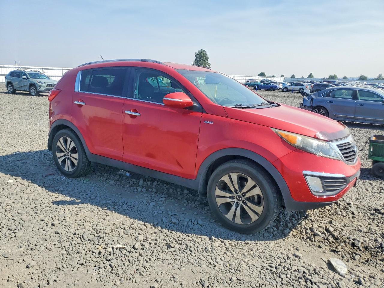 2012 Kia Sportage Ex Red vin: KNDPCCA25C7198366