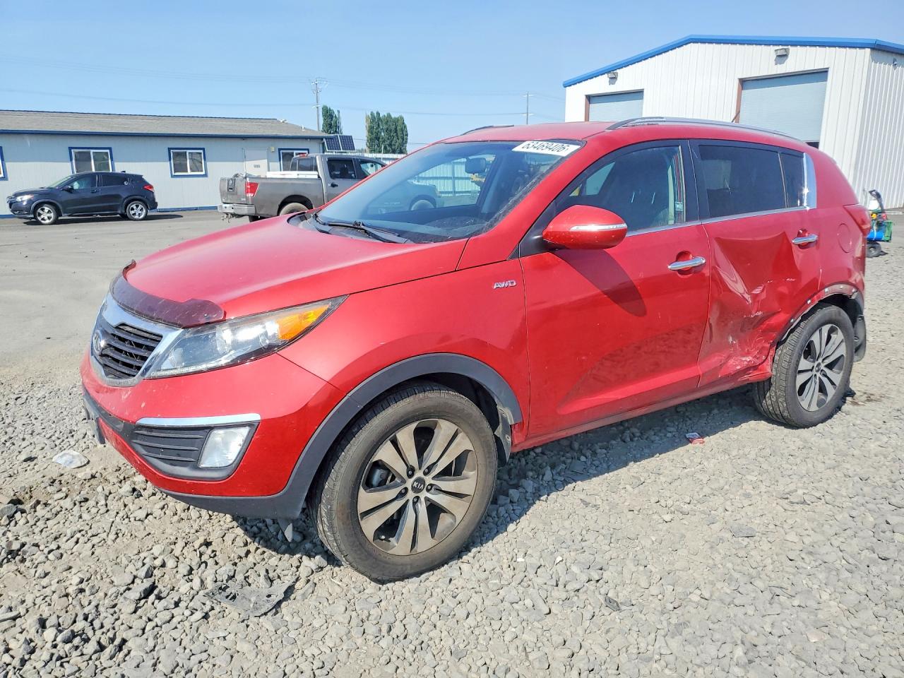 2012 Kia Sportage Ex Red vin: KNDPCCA25C7198366