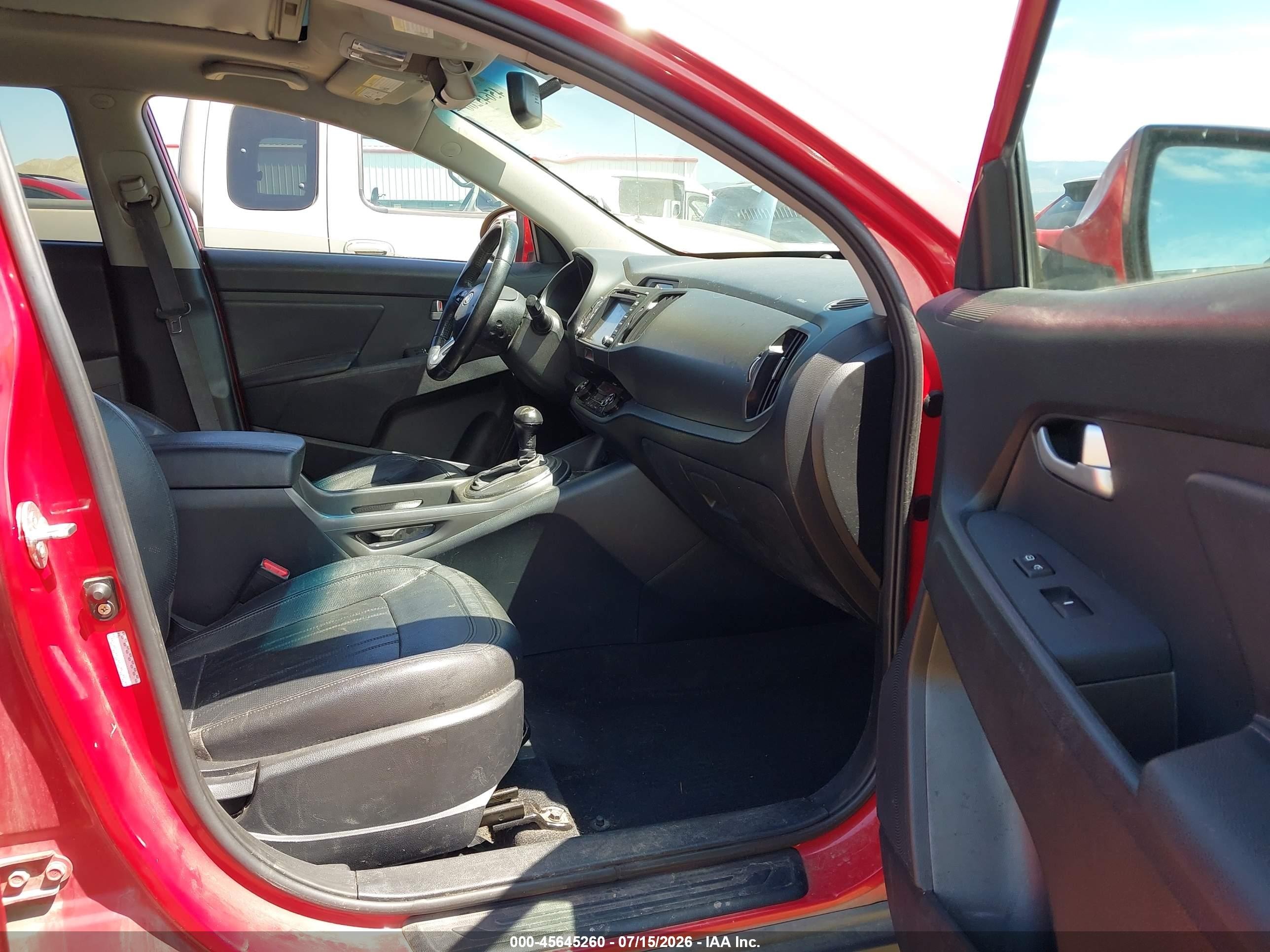 2011 Kia Sportage Ex Maroon vin: KNDPCCA26B7152625