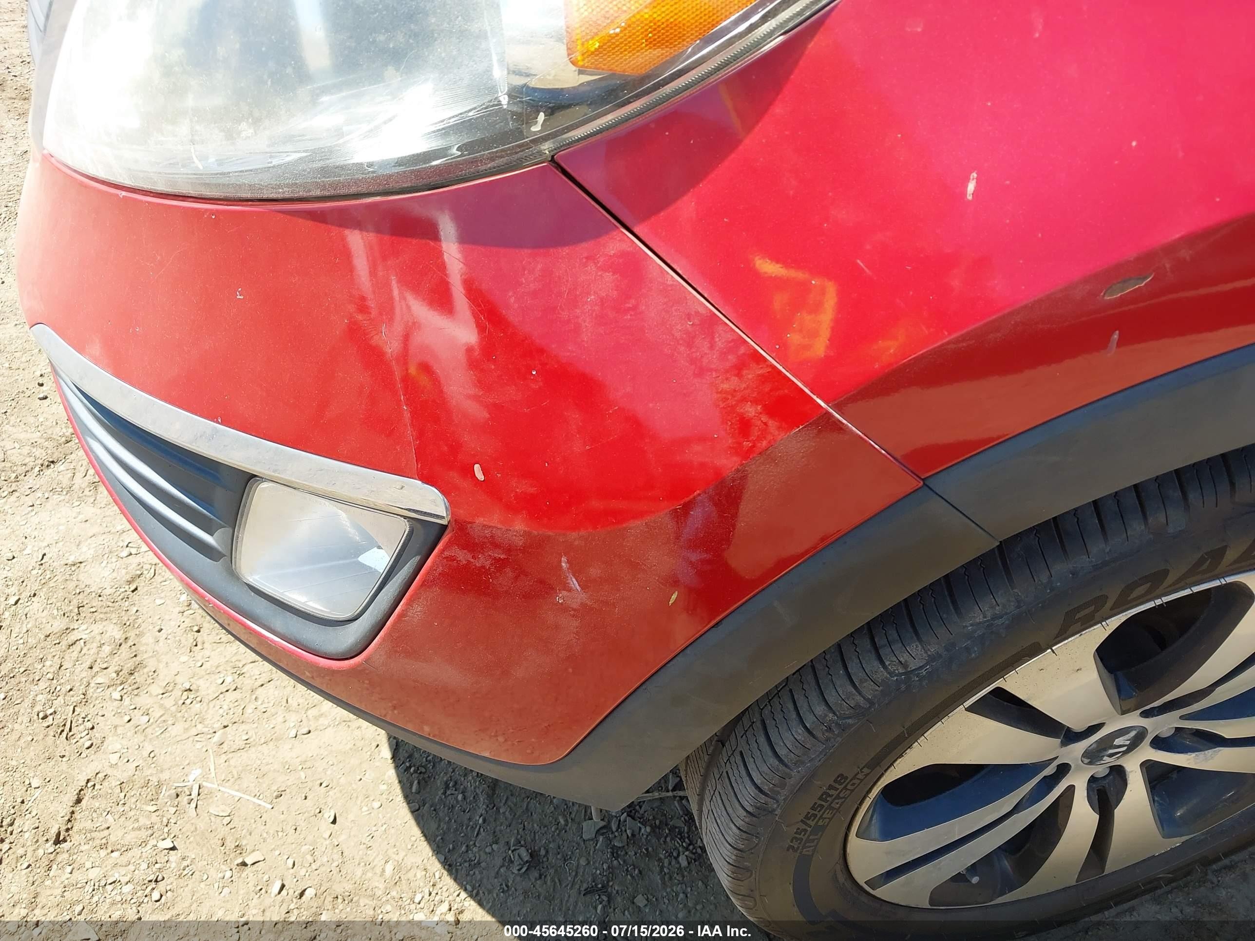 2011 Kia Sportage Ex Maroon vin: KNDPCCA26B7152625