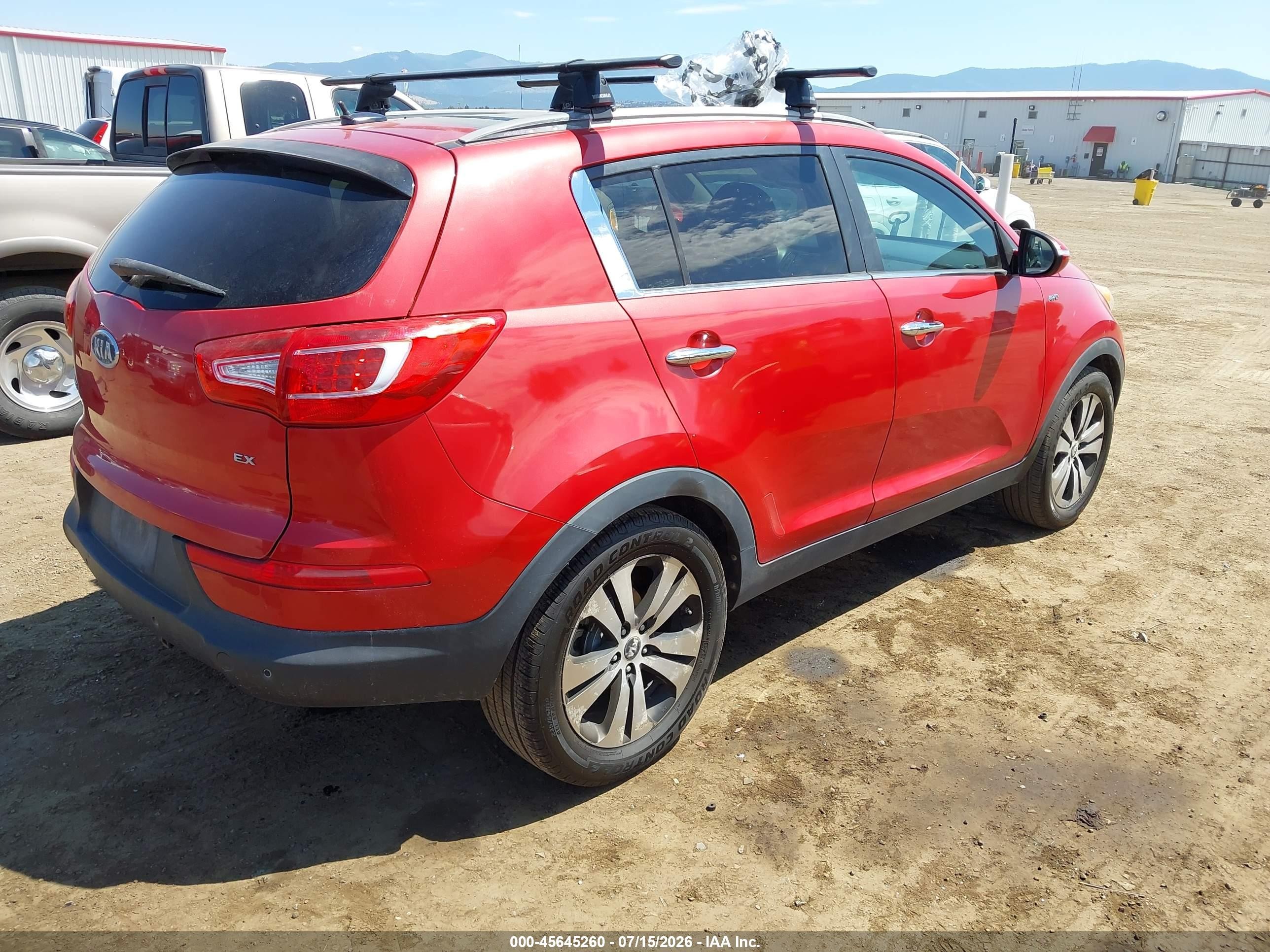 2011 Kia Sportage Ex Maroon vin: KNDPCCA26B7152625