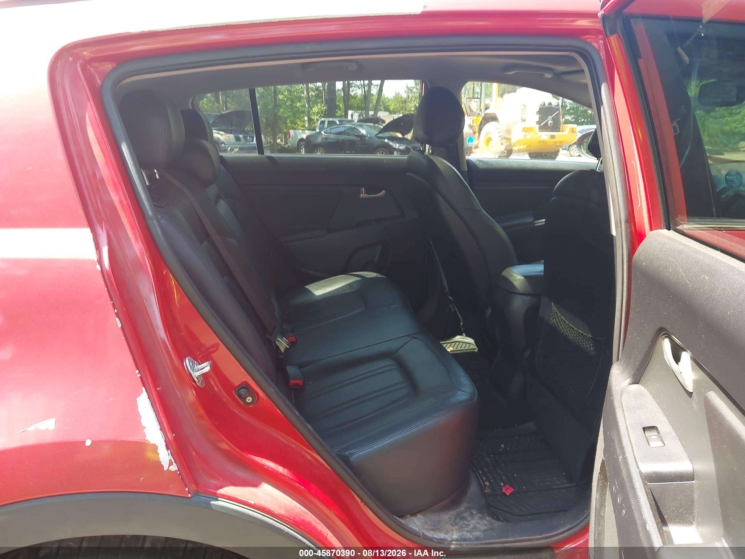 2012 Kia Sportage Ex Red vin: KNDPCCA26C7212520