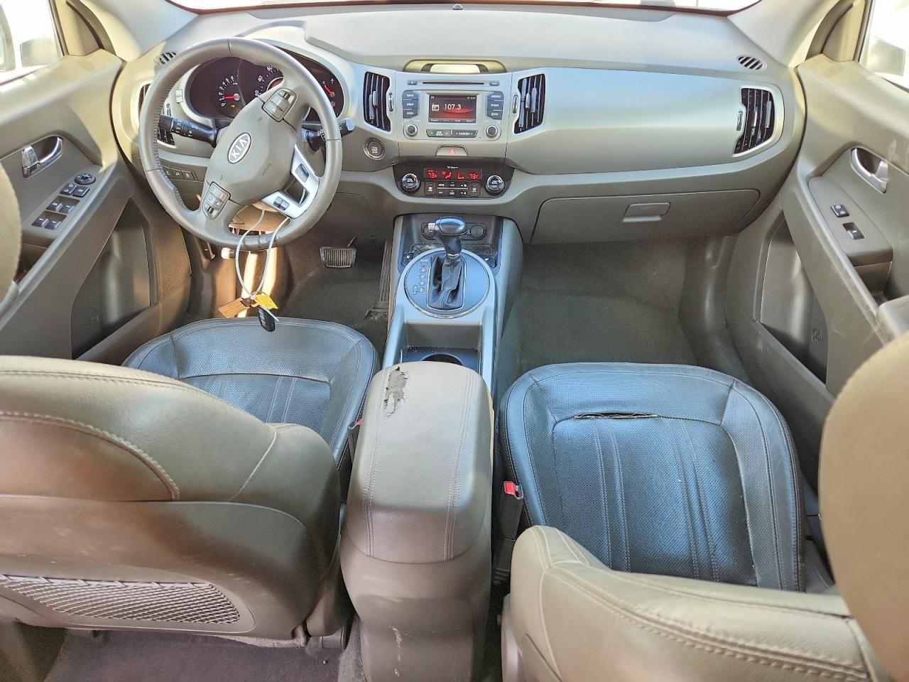 2012 Kia Sportage Ex White vin: KNDPCCA26C7250247
