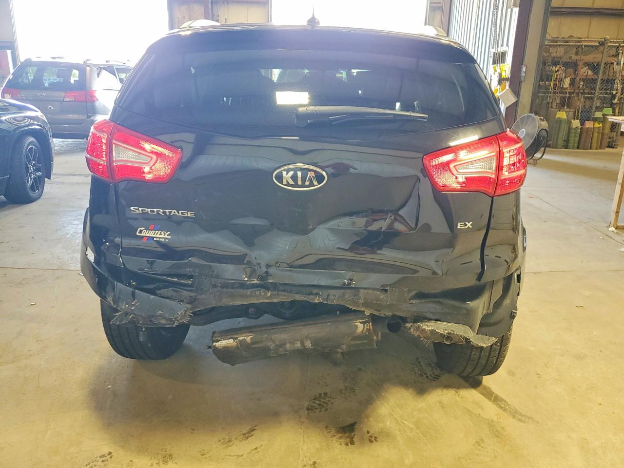 2011 Kia Sportage Ex Black vin: KNDPCCA27B7049097