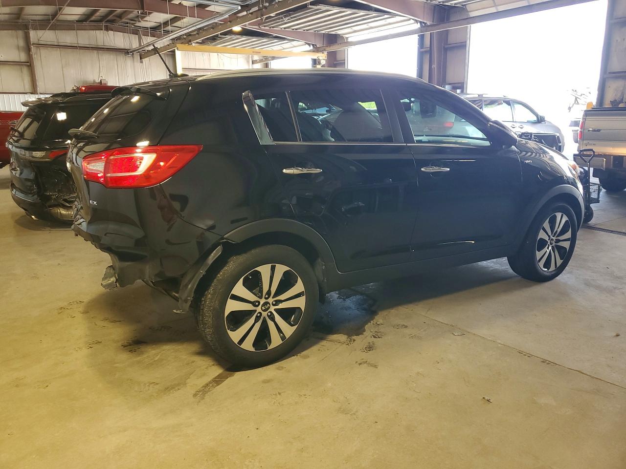 2011 Kia Sportage Ex Black vin: KNDPCCA27B7049097