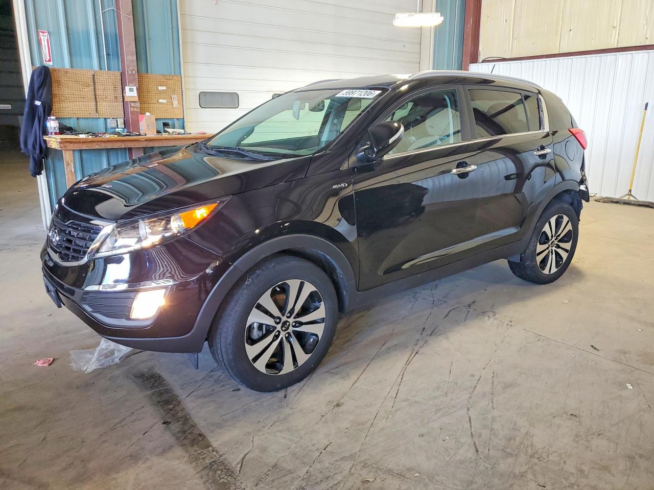 2011 Kia Sportage Ex Black vin: KNDPCCA27B7049097