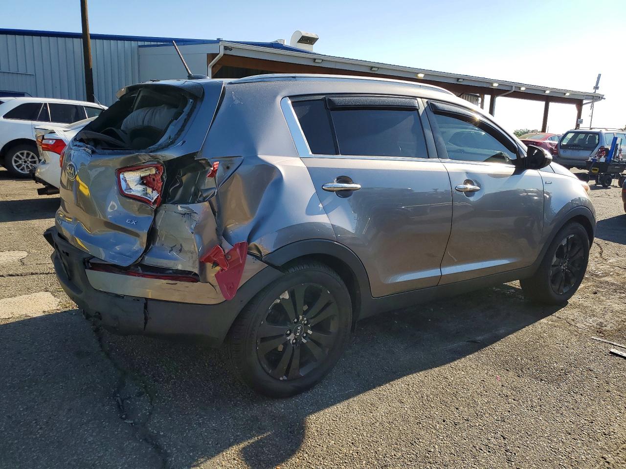 2011 Kia Sportage Серый vin: KNDPCCA27B7100114