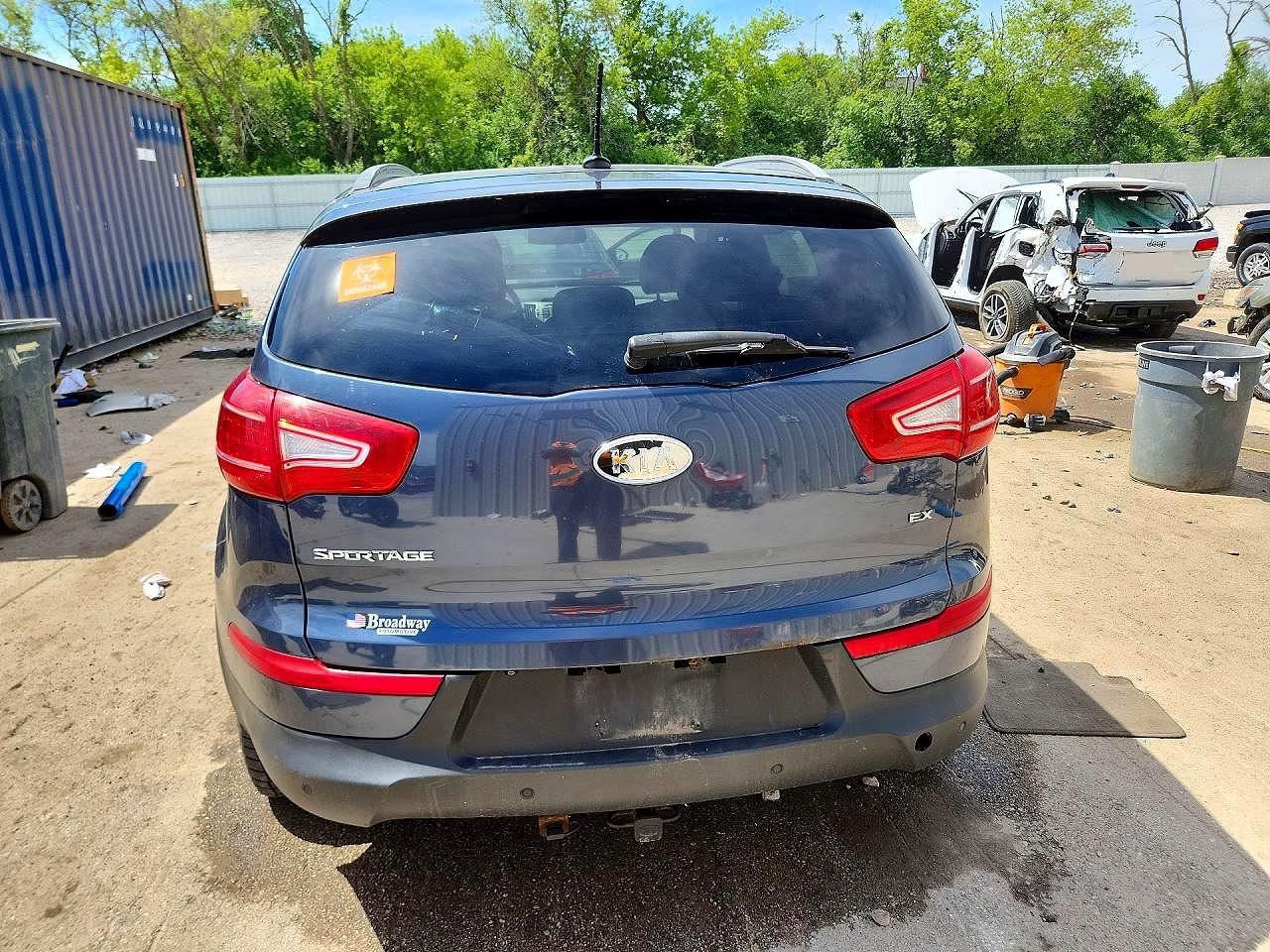 2012 Kia Sportage Ex Blue vin: KNDPCCA27C7179348