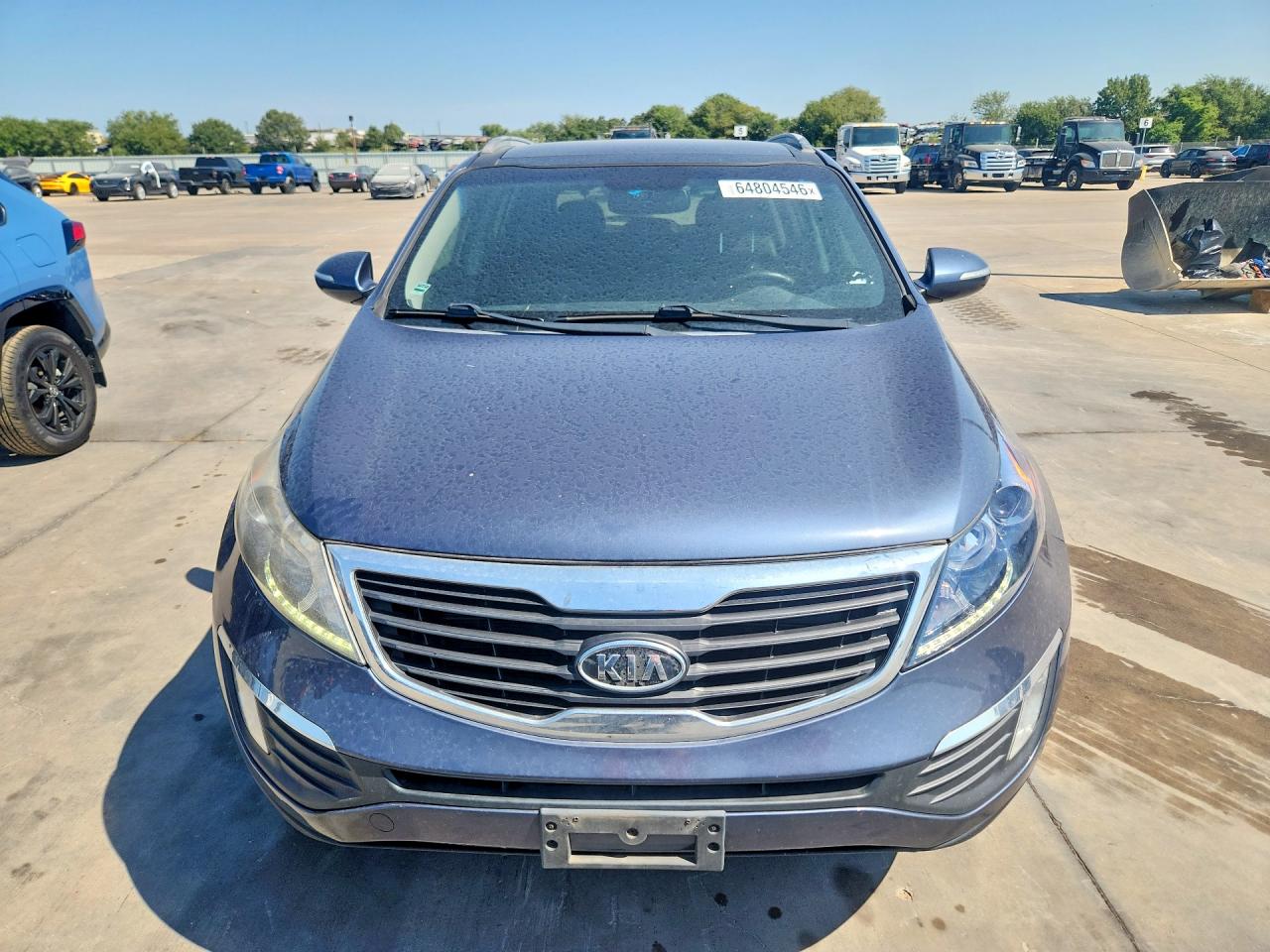 2012 Kia Sportage Ex Blue vin: KNDPCCA27C7202515
