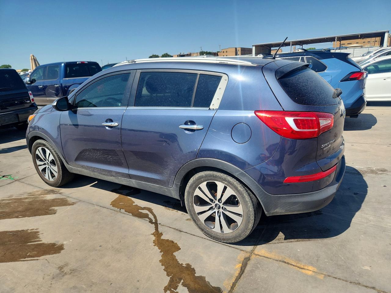 2012 Kia Sportage Ex Blue vin: KNDPCCA27C7202515