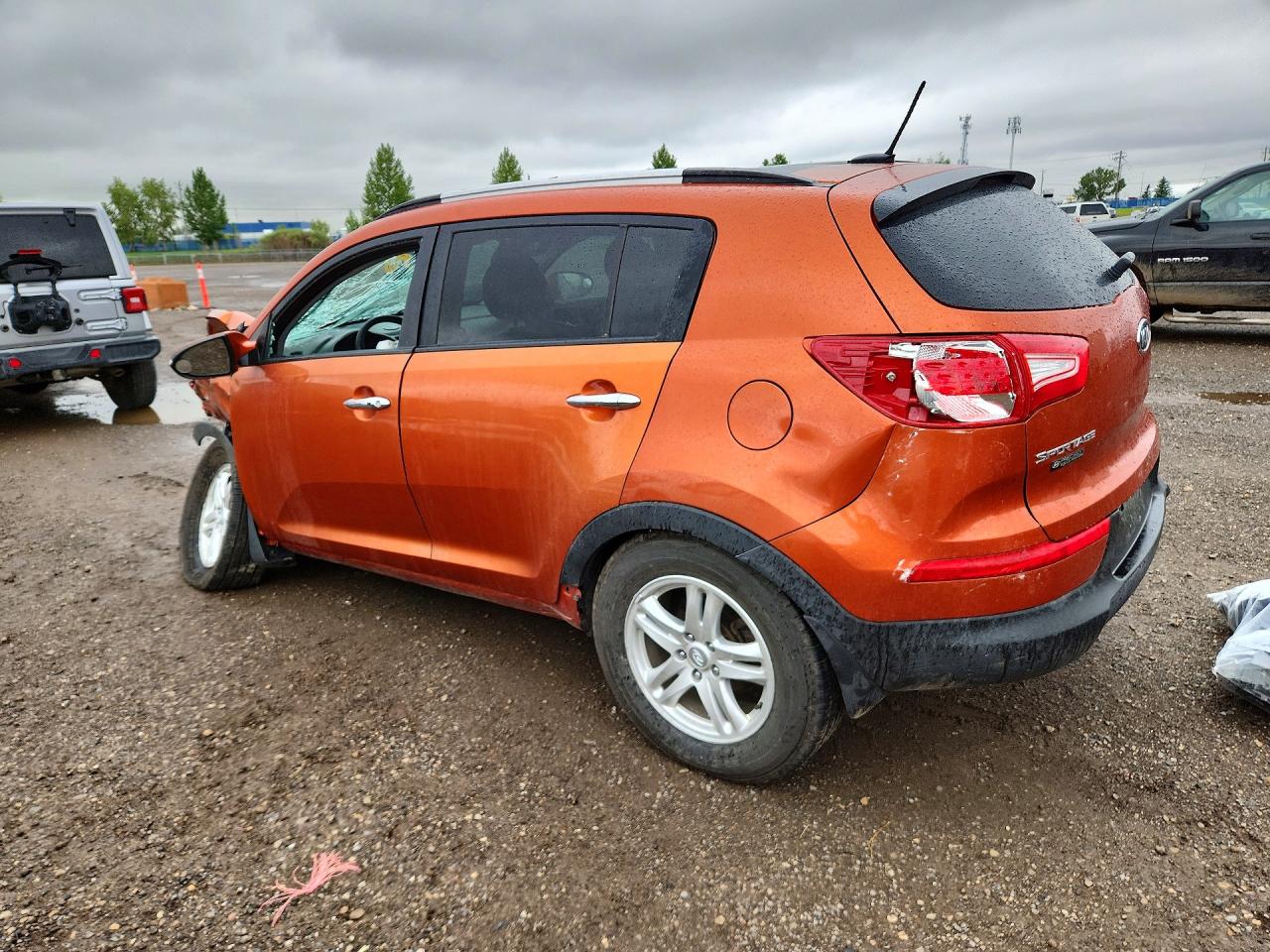2011 Kia Sportage Ex Orange vin: KNDPCCA28B7022958