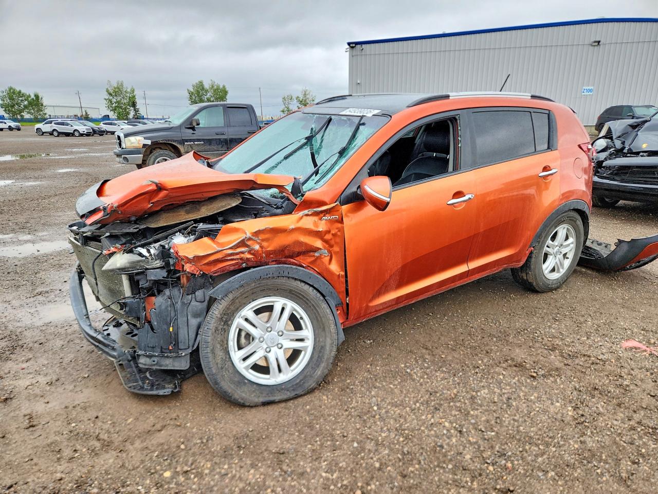 2011 Kia Sportage Ex Orange vin: KNDPCCA28B7022958