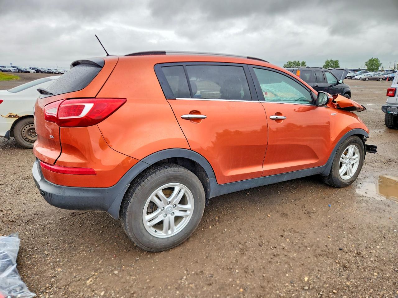 2011 Kia Sportage Ex Orange vin: KNDPCCA28B7022958