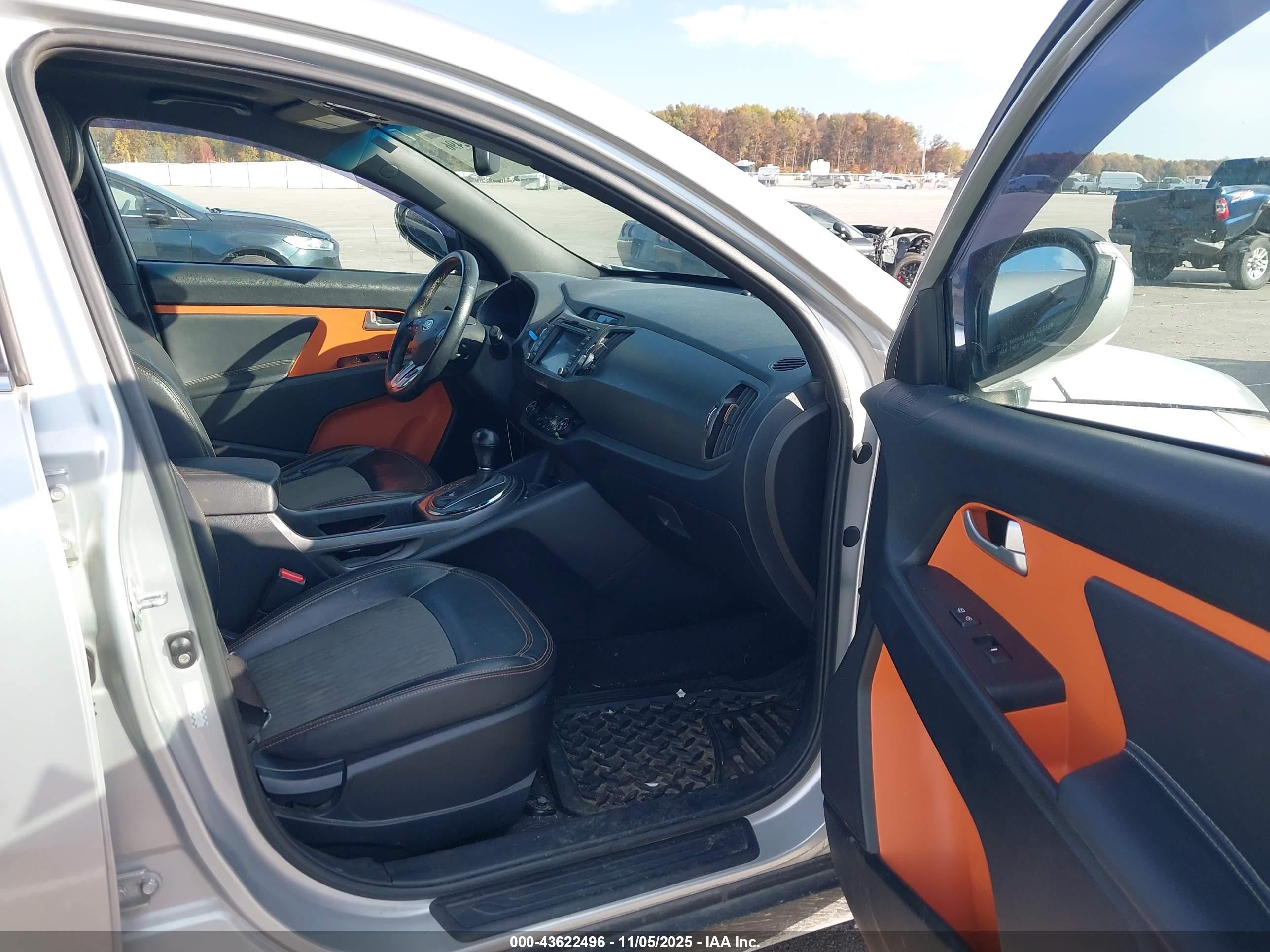 2011 Kia Sportage Ex Silver vin: KNDPCCA28B7031594