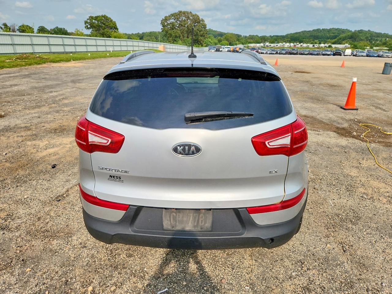 2011 Kia Sportage Ex Silver vin: KNDPCCA28B7065518
