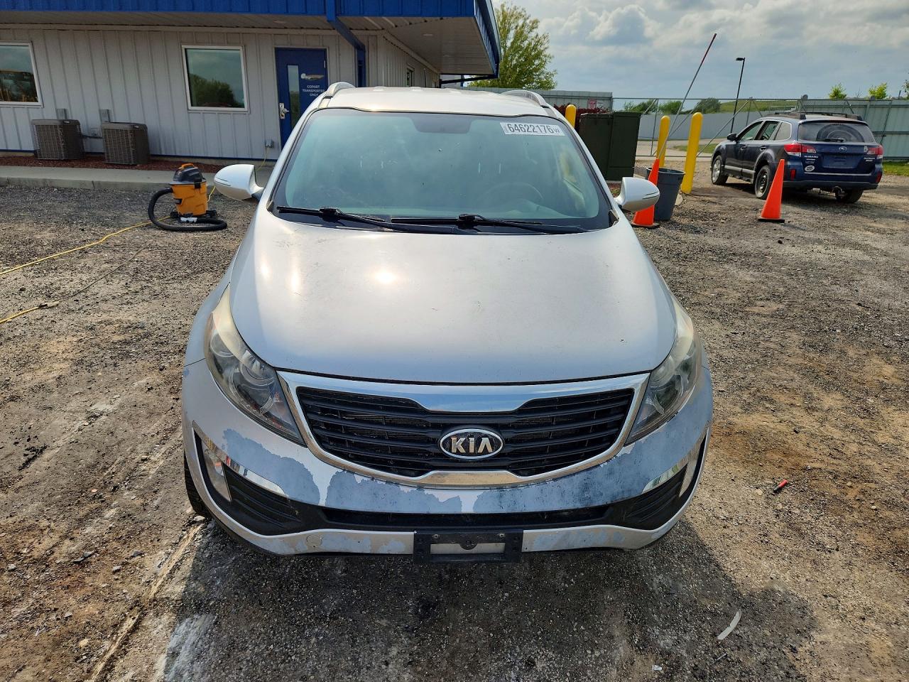 2011 Kia Sportage Ex Silver vin: KNDPCCA28B7065518