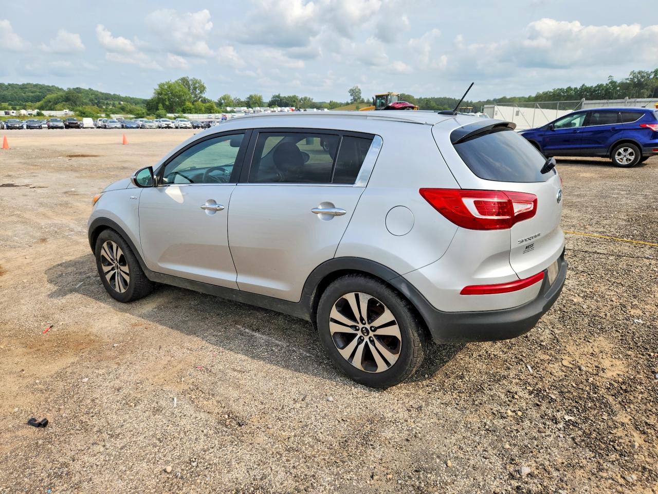 2011 Kia Sportage Ex Silver vin: KNDPCCA28B7065518