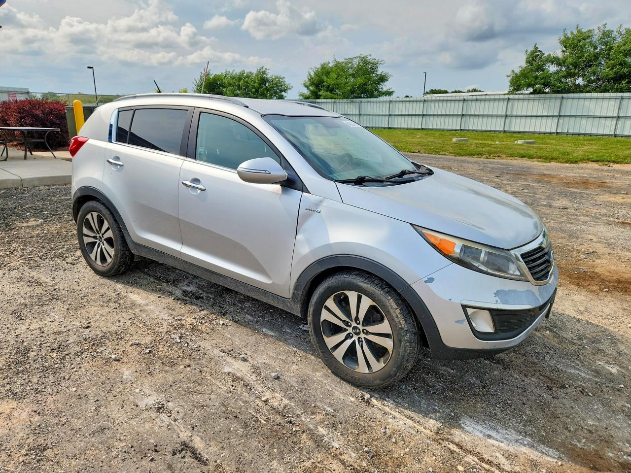 2011 Kia Sportage Ex Silver vin: KNDPCCA28B7065518