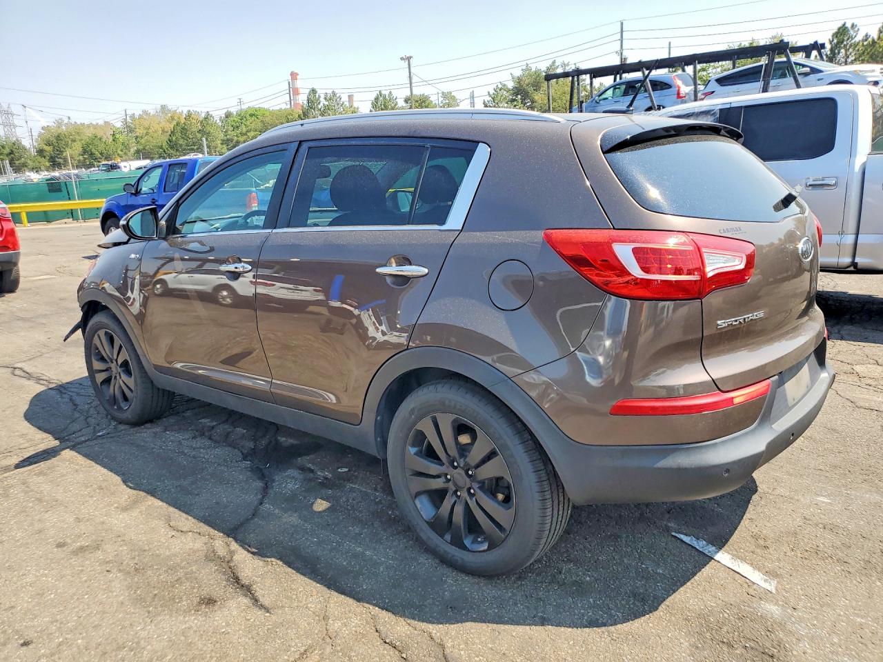 2012 Kia Sportage Ex Коричневый vin: KNDPCCA28C7202023